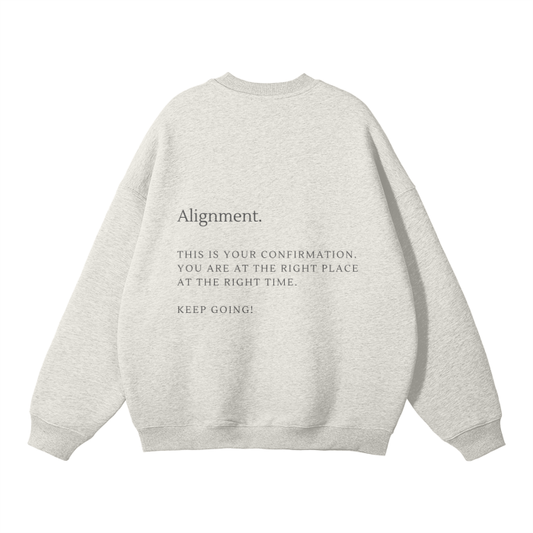 "Alignment" Fleece Sweatshirt