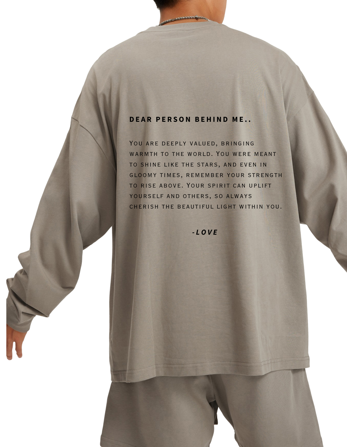 "DEAR, person BEHIND me" Sweatshirt